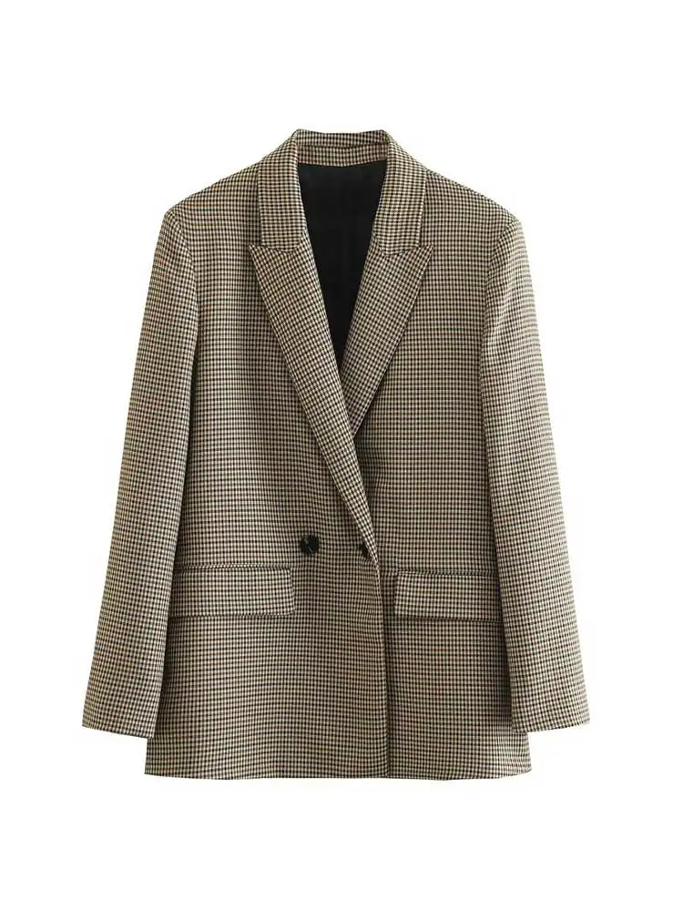 Blazer Chess - Alfaiataria - Modelo Xadrez Oversized