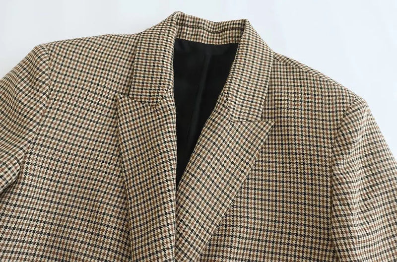 Blazer Chess - Alfaiataria - Modelo Xadrez Oversized